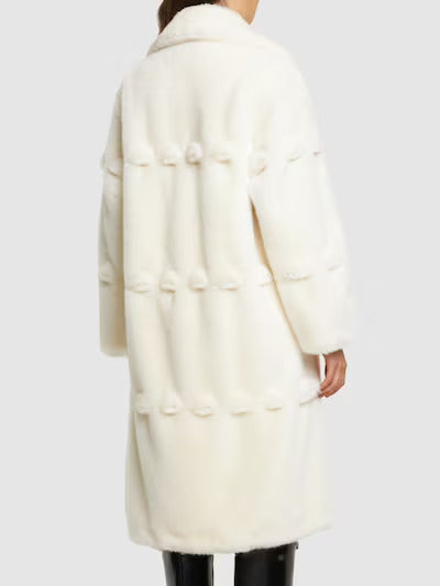 Faux Fur Full Length Coat